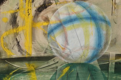 Lot 518 - John Tunnard - Yellow and Blue ascosphere | watercolour