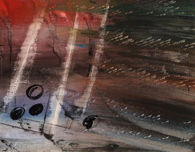 Lot 505 - John Tunnard - Three Spotlights | gouache