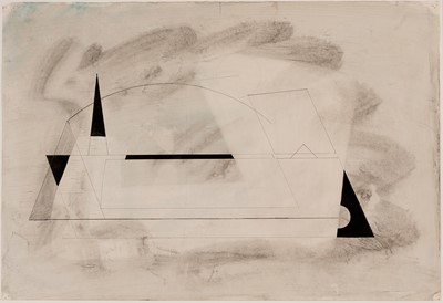 Lot 513 - John Tunnard - Abstract composition | watercolour, pen and ink