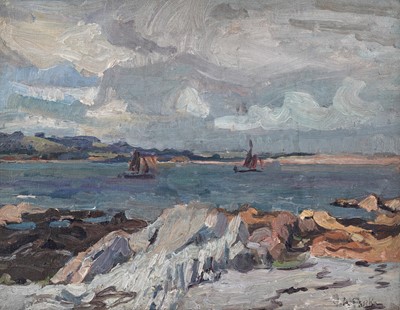 Lot John Anthony Park - Boats Off the Coast | oil