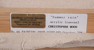 Lot 57 - Christopher Wood - Summer Rain | acrylic