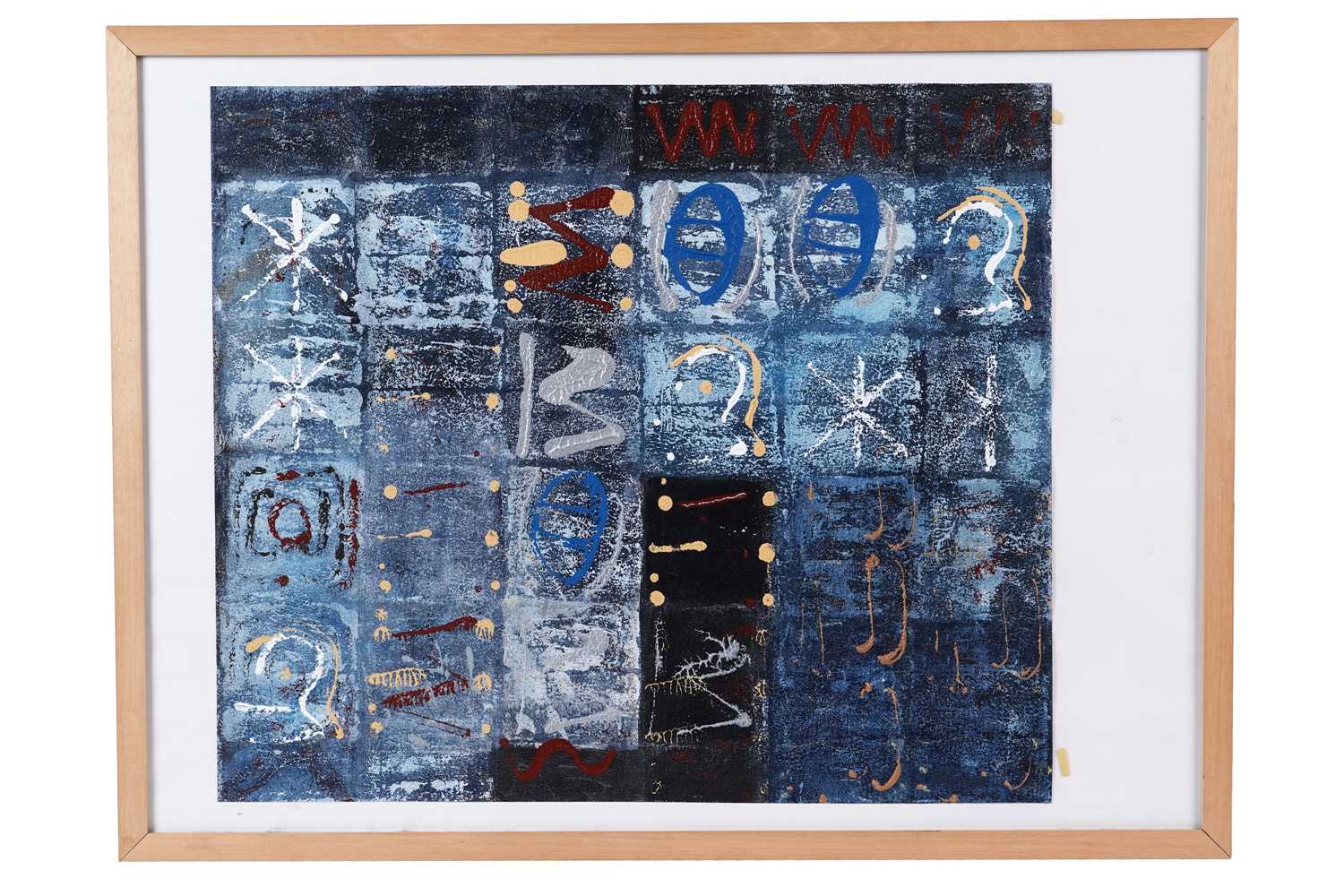 Lot 41 - Robin Storey - Rainbow Snake | acrylic
