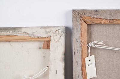 Lot 77 - Bridget Tempest - Skull, Stone and Shell Triptych | oils