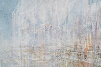 Lot 77 - Bridget Tempest - Skull, Stone and Shell Triptych | oils