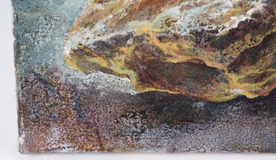 Lot 77 - Bridget Tempest - Skull, Stone and Shell Triptych | oils