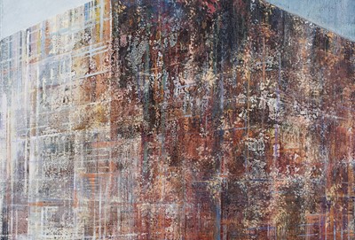 Lot 77 - Bridget Tempest - Skull, Stone and Shell Triptych | oils