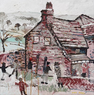 Lot Fred Yates - Farm Scene | oil