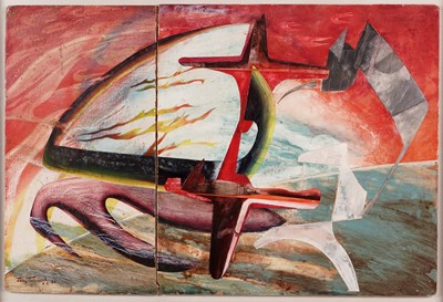 Lot 1 - John Tunnard and Jeremy Gardiner - Atomic | oil