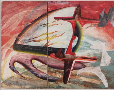 Lot 1 - John Tunnard and Jeremy Gardiner - Atomic | oil