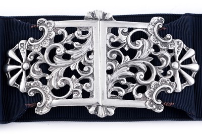 Lot 295 - A late Victorian silver nurses buckle