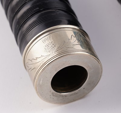 Lot 19 - A set of Scottish bagpipes