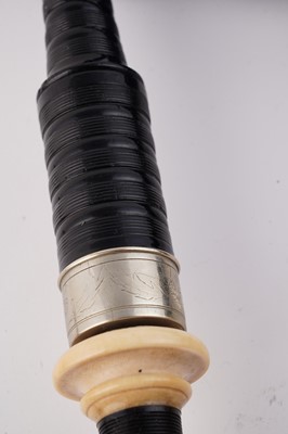 Lot 19 - A set of Scottish bagpipes