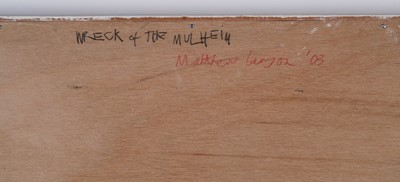 Lot 33 - Matthew Lanyon - Wreck of Mulheim | oil