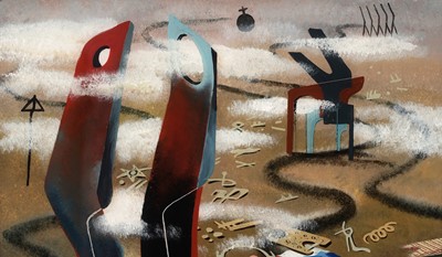 Lot 541 - John Tunnard - Rack | oil