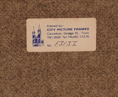 Lot 506 - John Tunnard - Farmyard | watercolour