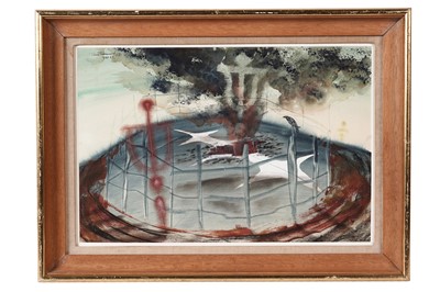 Lot 1 - John Tunnard - Offering | gouache and pastel
