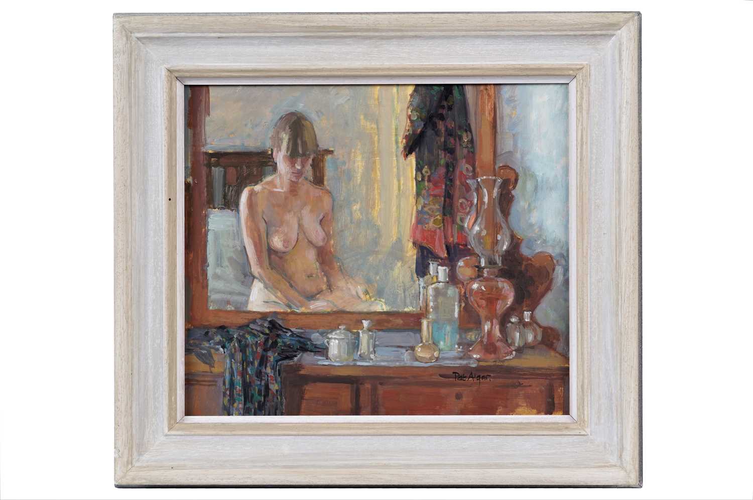 Lot 95 - Pat Alger - Nude in the Mirror | oil