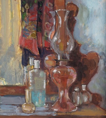 Lot 95 - Pat Alger - Nude in the Mirror | oil