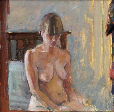 Lot 95 - Pat Alger - Nude in the Mirror | oil