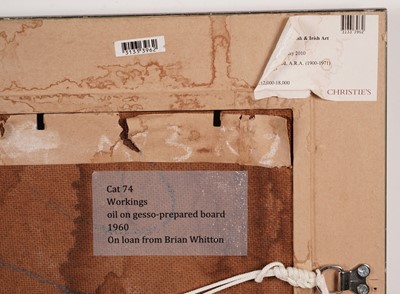 Lot 531 - John Tunnard - Workings | oil on gesso-prepared board