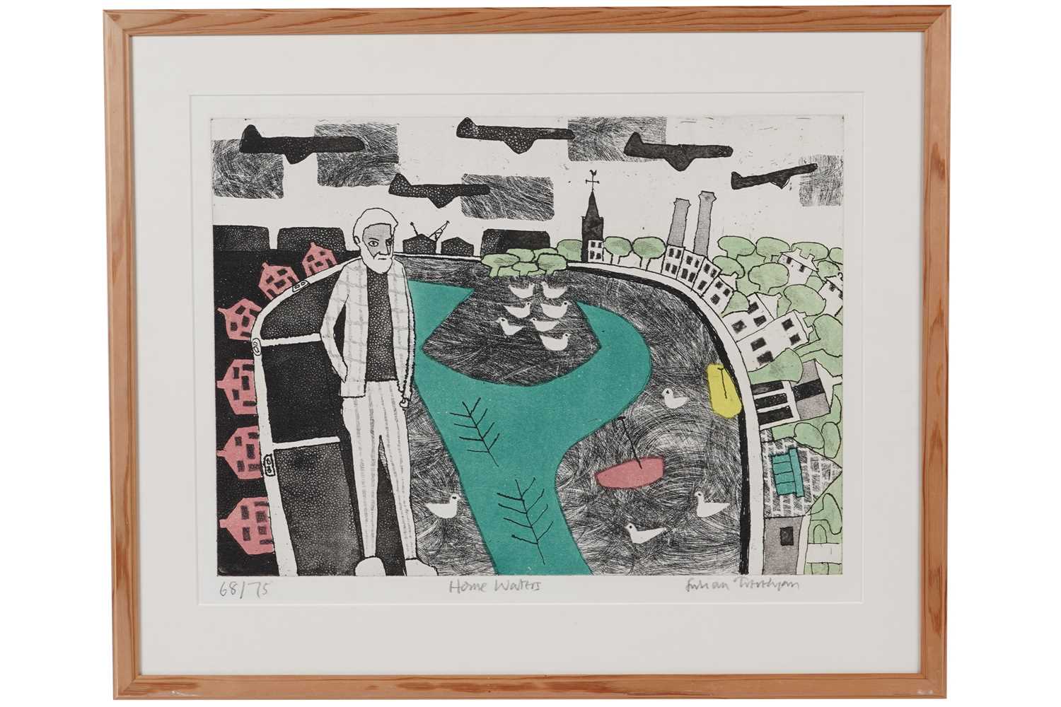 Lot Julian Trevelyan - Home Waters | aquatint