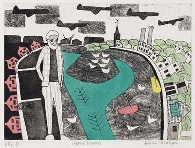 Lot Julian Trevelyan - Home Waters | aquatint