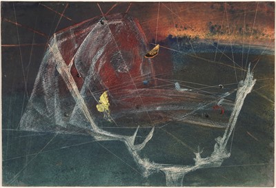 Lot 4 - John Tunnard - Spider's Nest | gouache