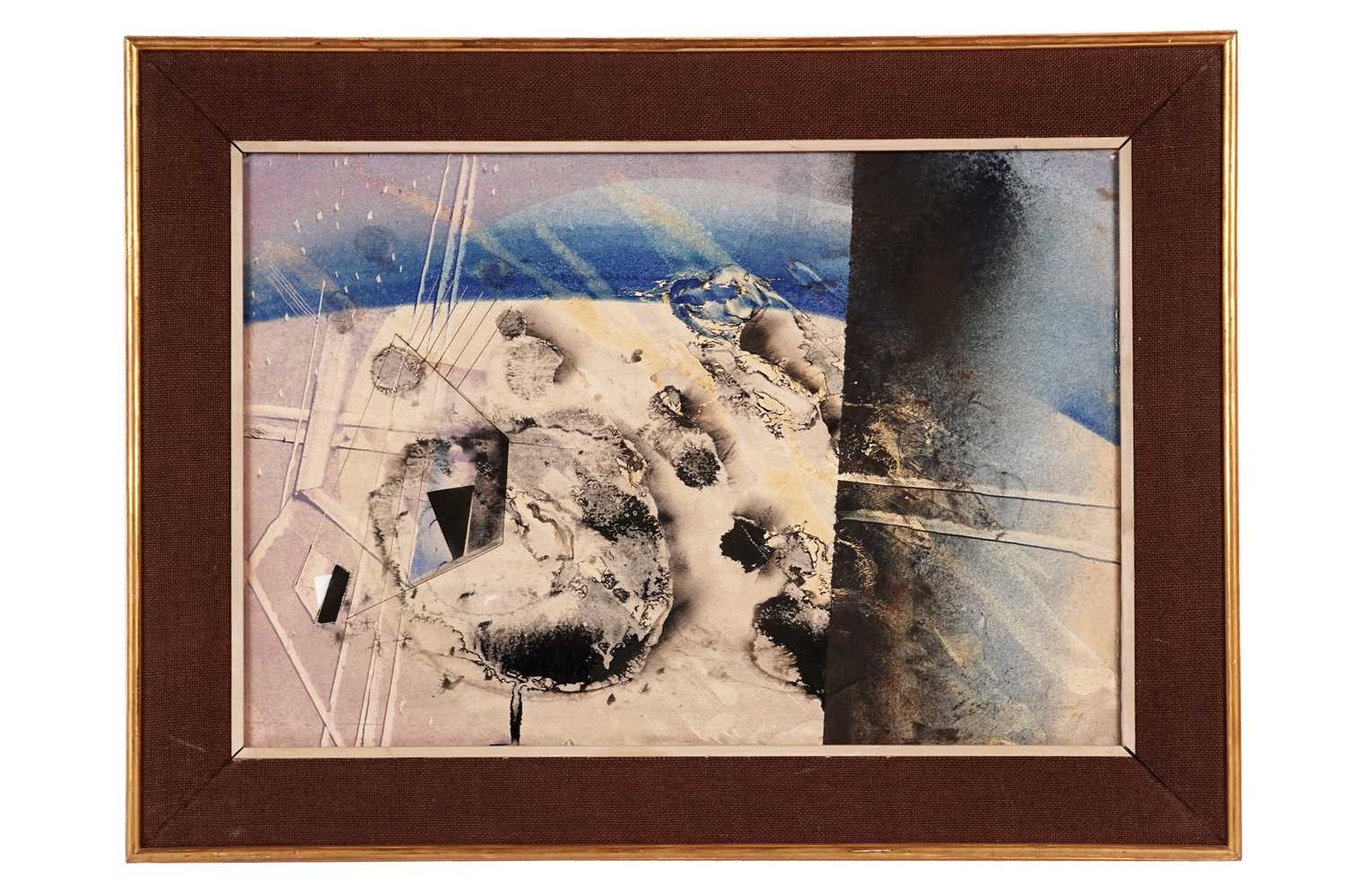 Lot 517 - John Tunnard - Vision (of Moon Craters) | mixed media