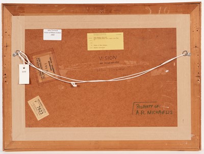 Lot 517 - John Tunnard - Vision (of Moon Craters) | mixed media