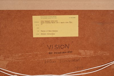 Lot 517 - John Tunnard - Vision (of Moon Craters) | mixed media