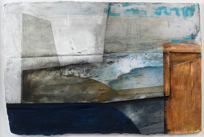 Lot 44 - Jeremy Gardiner - The Keep from Butavant Tower, Corfe Castle | oil