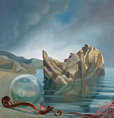 Lot 24 - Jonathon Coudrille - Kennack Rock: Song of the Fall | oil
