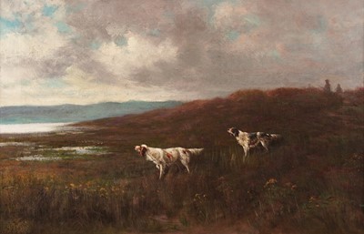 Lot 543 - John "Jack" Charles Tunnard - Looking out for snipe | oil