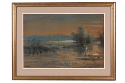 Lot 127 - John Charles Tunnard - The Angler | pastel