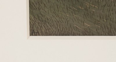 Lot 19 - Adrian Jones - Night Garden | wax and pen