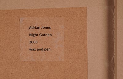 Lot 19 - Adrian Jones - Night Garden | wax and pen