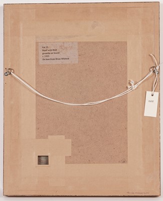 Lot 526 - John Tunnard - Untitled "Head with Bird" | gouache