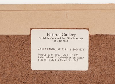 Lot 536 - John Tunnard - Storm | gouache