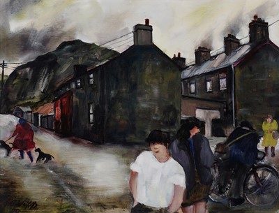 Lot Gill Watkiss - Saturday Morning, Blaenau Festiniog | oil