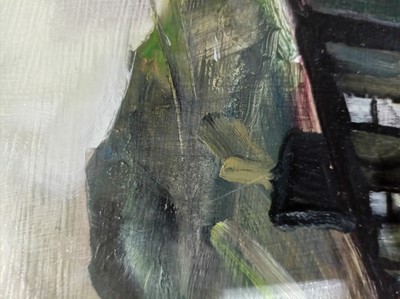 Lot 84 - Gill Watkiss - Saturday Morning, Blaenau Festiniog | oil
