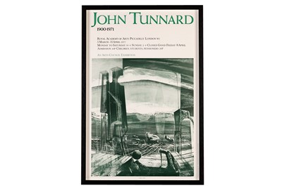 Lot 11 - After John Tunnard - Royal Academy Art's Council Exhibition Poster 1977 | offset lithograph