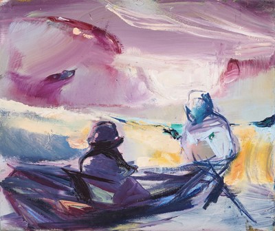 Lot 66 - June Redfern - Pulling for Home | oil