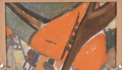 Lot 45 - Mid-20th Century School - Protruding form | oil