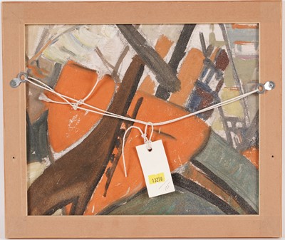 Lot 45 - Mid-20th Century School - Protruding form | oil