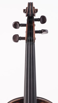 Lot 20 - A French violin stamped Moitessier; and two bows
