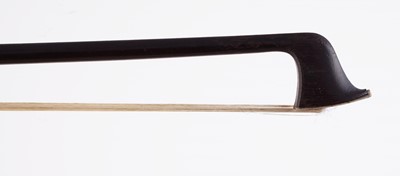 Lot 20 - A French violin stamped Moitessier; and two bows
