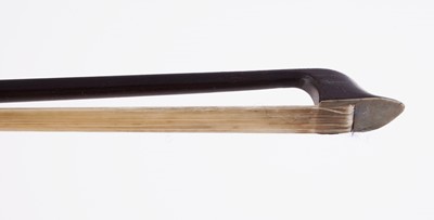 Lot 20 - A French violin stamped Moitessier; and two bows