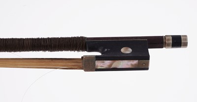 Lot 20 - A French violin stamped Moitessier; and two bows