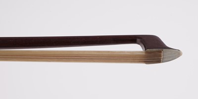 Lot 20 - A French violin stamped Moitessier; and two bows