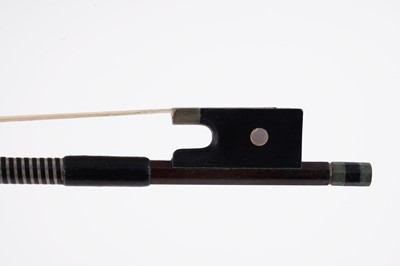 Lot 20 - A French violin stamped Moitessier; and two bows